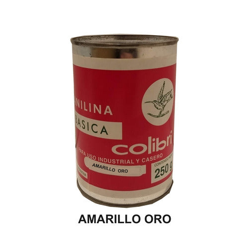 Anilina Basica Colibri X 250 Grs Amarillo Oro 0