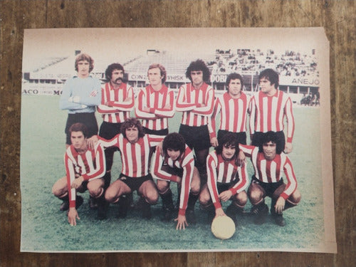 Recorte Estudiantes Lp Equipo 1977 Formación 0