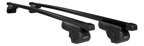 Hapro Cronos 3 Steel Roof Bars Galvanized Black 1