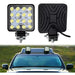 Kit X2 Faro Led 48w 16leds 4x4 Cuatri Moto Universal 1