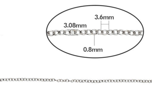 Almacen de Armado 50 Meters Fine Iron Nickel Chain 0.8mm for Bijou Making 1