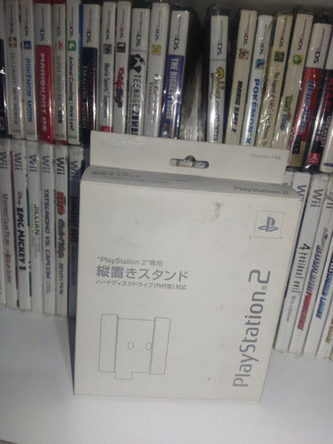 Base Stand Original Sony Ps2 Fat Branco Na Caixa Japonês 6