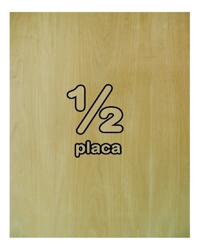 Enchapado Madera Guatambú ½ Placa 19mm 1