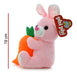 Phi Phi Toys Bunny Plush with Large Carrot 19cm 3