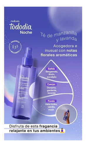 Natura Spray De Ambientes Té De Manzanilla Y Lavanda 2