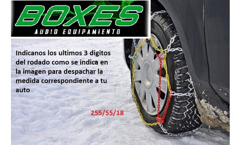 Cadenas Nieve Barro Camionetas 255/ 55/18 3