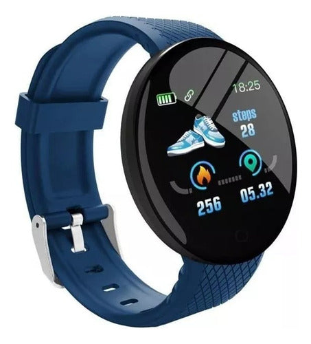 Smartwatch Intelligent D18 Blue Premium Digital 1