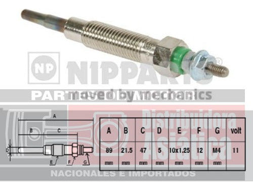 Eiko Bujia Precalentamiento Mitsubishi Montero 2.8 Made In Japan 1