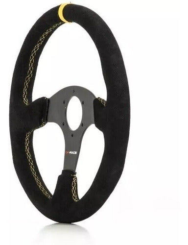 GP Race Flat Steering Wheel 350 mm 1