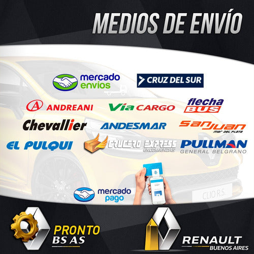 Renault Kit Filtro + 5L Aceite 10W40 Clio 2 K4M 1.6 16V 3