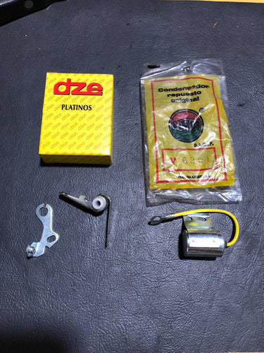 DZE Kit Platino Y Condensador Fiat 600 750 800 1