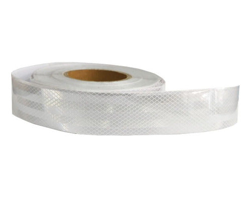 Max Tuning 1 Meter Reflective Adhesive Tape 5cm X 1m White Truck 0