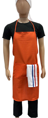 Gastronomic Kitchen Apron with Pocket, Stain-Resistant 92