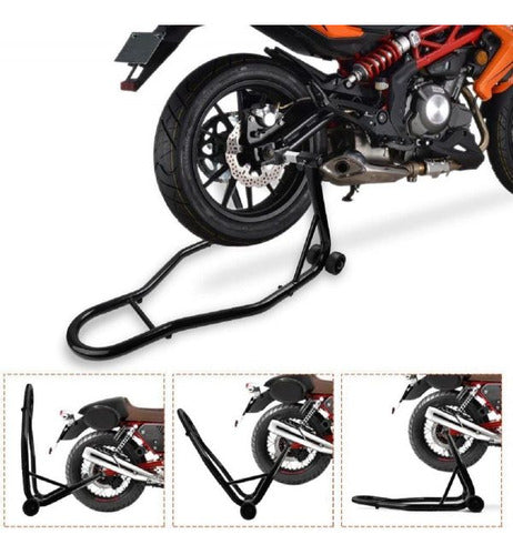 Power Maxx Gato Soporté Elevador Moto Rueda Trasera 350kg -thormoto- 3