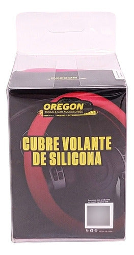 Cubre Volante De Silicona Universal Adaptable Rojo 0