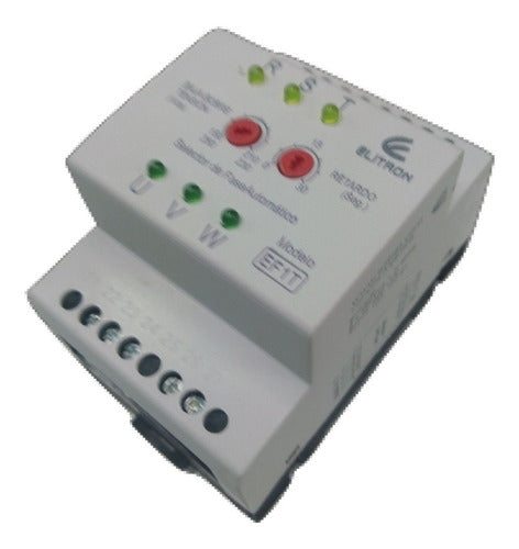 Automatic Phase Selector DIN Rail Mount Elibet Elitron EF-1-T 0