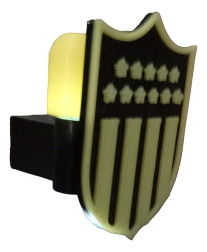 Luz Para Mate Linterna Bombilla Con Escudo Peñarol 4