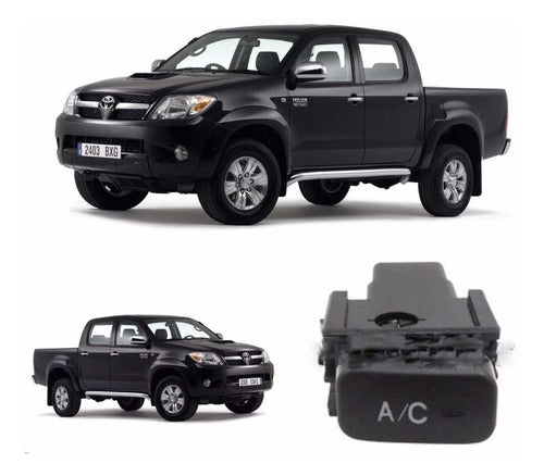 Tecla De Aire Acondicionado Para Toyota Hilux 05+ 0