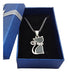 Mekyra Cat Color Surgical Steel Chain Necklace 0