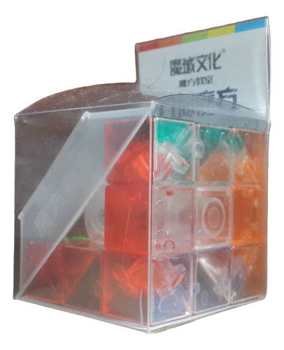 Moyu Rubik Transparent Geo C + Moyu Themaoisha Rosario 1