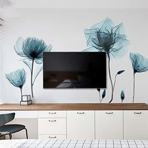 M ACHOOSE Blue Flower Wall Decals 3