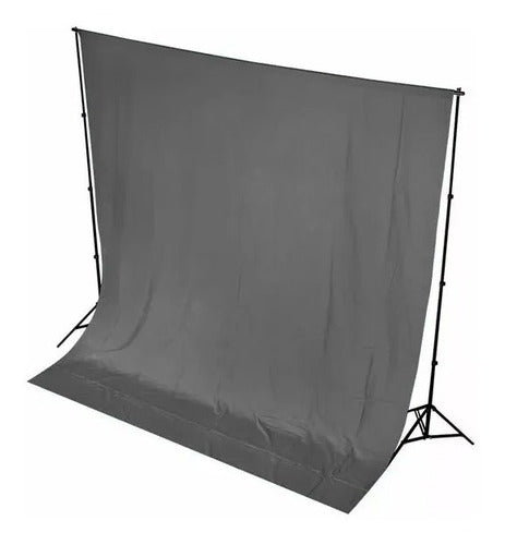 Urufoto Photo Studio Background Fabric 3x6 Mts. Gray 0