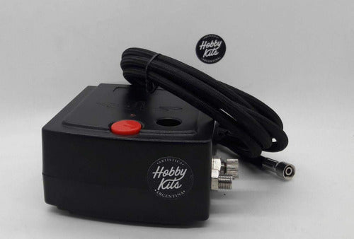 Hobbykits Mini Compressor for Airbrushes with Hose for Models 5