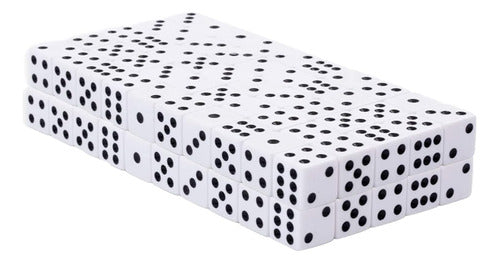 Conjunto De Dados Blancos De 254 Cm, 100 Piezas Para Juego 0