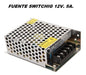High Performance 12V 5A Internal Switching Power Supply for CCTV LED Strips Metal Case 0