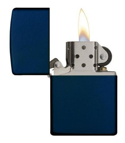 Zippo 239 Pure Matte Blue Original 1