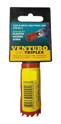 Venturo Bimetal Hole Saw 20mm Giro Triplex 0