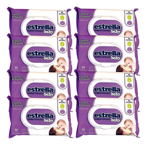 Estrella Baby Moisturized Baby Wipes Lavender X 400 Units 0