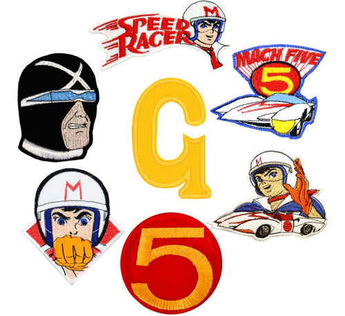 Parche Meteoro Speed Racer Mach 5 Racer X Bordado Unidad Adr 0