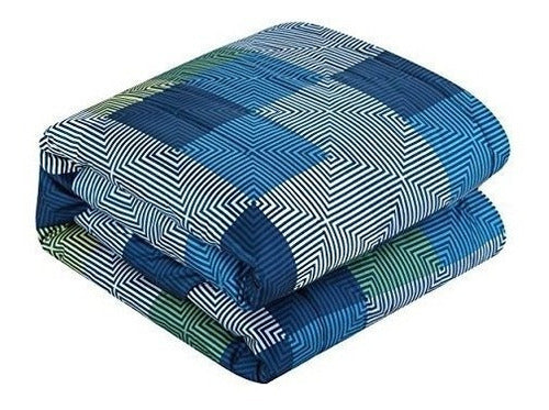 American Original Geographic Blocks Bedding Set in a Bag 0