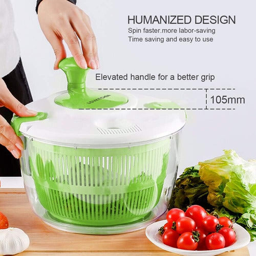 Salad Spinner Lovkitchen Secador De Frutas Y Verduras Grande 6