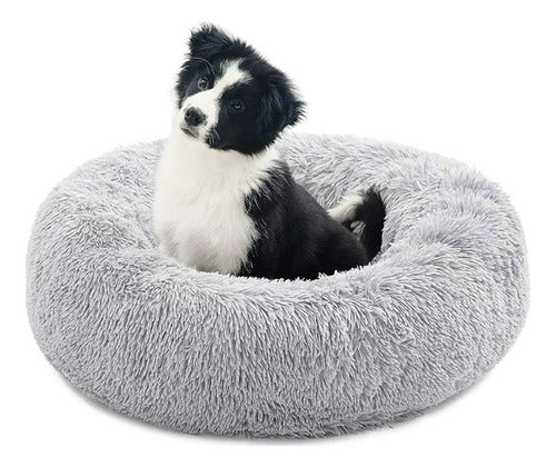 Mascopado Accesorios Anti-Stress Nest Bed for Dogs and Cats 45-50cm Nordic Long Fur 0