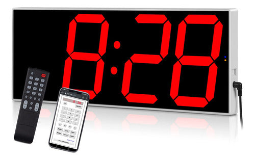 Reloj Pared Led West Ocean 6  Digit, Cuenta Regresiva, Cuent 1