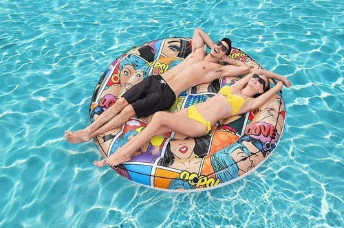 Bestway Pop Art Inflatable Float 188cm Summer New 2