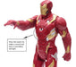 Super Héroes Iron Man Action Figure - Light and Sound - Large Size 30 cm 1