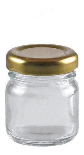 Rigolleau Mini Glass Souvenir Jars 40 Cc with Lid X168 0