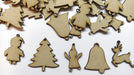 20 Figuras Navidad + Arbolito Con Base Fibrofacil 10cm Mdf 4