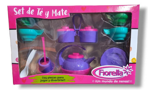 Fiorella Jretro 15-Piece Tea and Mate Set 0