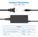 Nuevo Ac 110 V A Dc 15 V Adaptador De Corriente Con Cable De 3