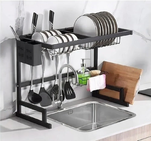 Piu Online Kitchen Rack – Small Over Sink Dish Drainer Organizer 1