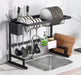 Piu Online Kitchen Rack – Small Over Sink Dish Drainer Organizer 1