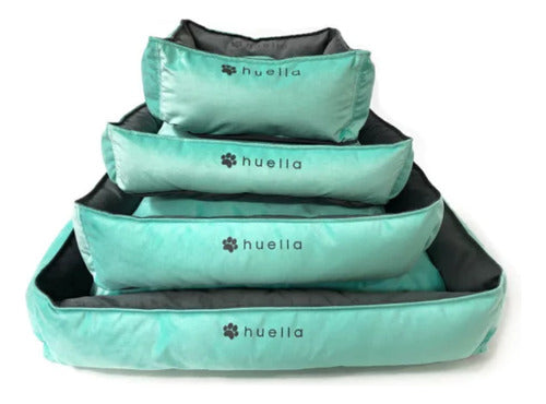 Huella Reversible Dog Basket Bed Size 3 59x55cm 7