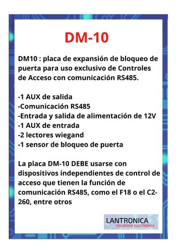 KKTeco DM10 Door Lock Expansion Board for Access Control 2