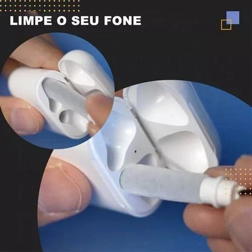 Kit Caneta De Limpeza Para Fone De Ouvido Celular Air Pods 5