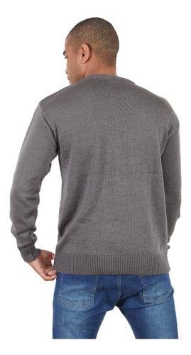 Men's Round Neck Mid-Season Spun Pullover 4