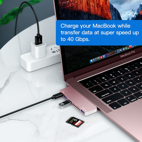 Adaptador Usb C Hub Para Macbook Pro/air 2022 2021 2020, Acc 4